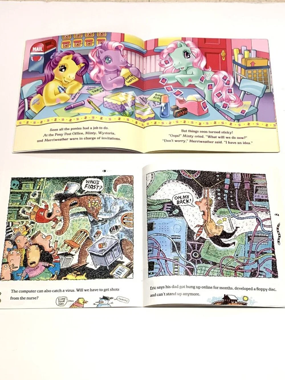 Set of 4 Children Books My Little Pony, Skippyjon Jones, The Computer Teacher